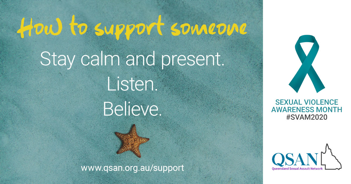 How to support someone - a tiny starfish on a teal sand under the water background